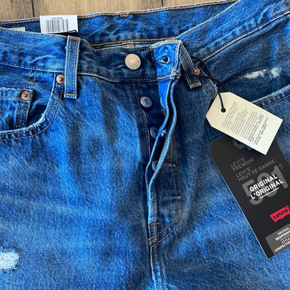 501 original high rise straight leg - Picture 5 of 8